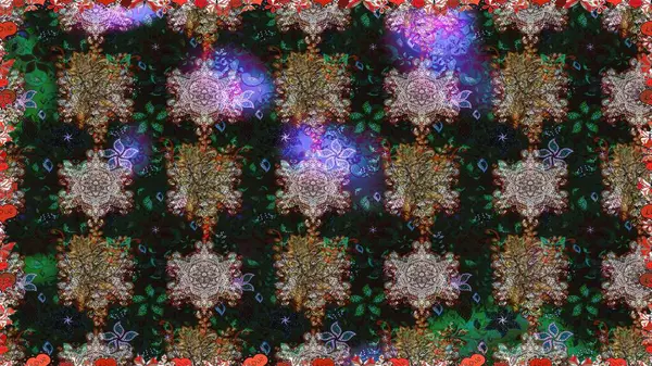 Çiçekli karalama şeklinde Raster çiçek deseni. Gri ve kahverengi renkli çiçekler. Yumuşak, bahar çiçekli arka plan.