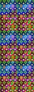 Çiçekli çiçek deseni, suluboya. Raster deseni. Süslü kumaş deseni.