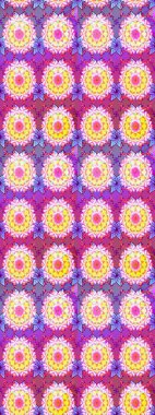 Suluboya çiçekli çiçek deseni. Tarafsız renklerde güzel bir tekstil. Raster illüstrasyonu.