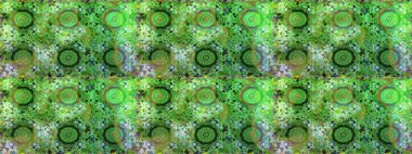 Klasik klasik klasik arka plan. Kusursuz klasik raster yeşili ve altın desenli. Geleneksel oryantasyon süsü.