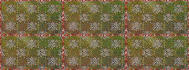 Şekillendirilmiş çiçeklerle kusursuz desen. Çiçek deseni duvar kağıdı, desen dolguları ve web sayfası arka planı için kullanılabilir. Süslü zentangılsız desen, soyut çiçeklerle süslenmiş..