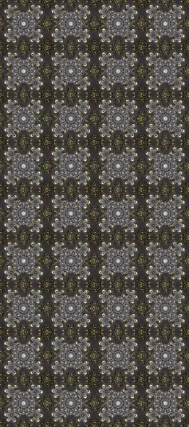 Kahverengi, gri ve bej renklerinde, altın elementli, pürüzsüz desenler. Şam tasarım için kusursuz desen.