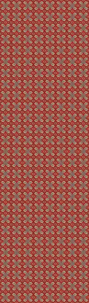 Kusursuz desenli oryantal süs. İslam tasarımı. Raster altın tekstil baskısı. Çiçek kiremitleri. Altın elementlerle kırmızı ve gri renklerde altın desen.