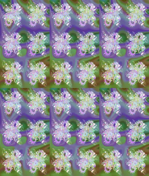 Çocuksu tasarım. Elle çizilmiş çiçek desenli Raster çizimi. Tekstil, kumaş, ambalaj, hatıra defteri için hoş bir çiçek arkaplanı. Tarafsız arkaplanda.