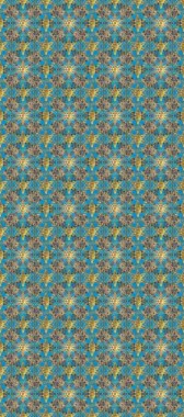 Mavi, gri ve bej renklerde, altın elementlerle kusursuz klasik desen. Noel, kar tanesi, yeni yıl 2019.