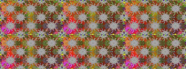 Çiçekler suluboya tarzında kahverengi renkte. Kahverengi renkli çiçeklerle kusursuz çiçek deseni.