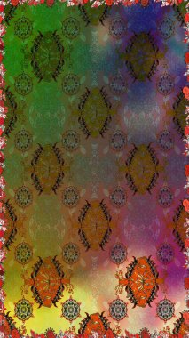 Sihirli süper sevimli soyut ve güzel resim.