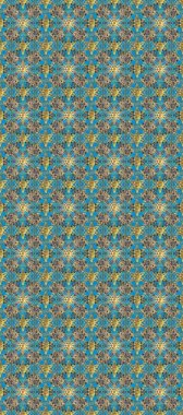 Mavi, gri ve bej renklerde, altın elementlerle kusursuz klasik desen. Noel, kar tanesi, yeni yıl 2019.