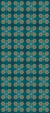 2019 Noel 'i, kar tanesi, yeni yıl. Altın elementli mavi, yeşil ve gri renklerde klasik, pürüzsüz desen.