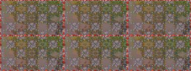 Duvar kağıdı, web sitesi arka planı, ambalaj kağıdı, davetiye, broşür, afiş veya web sitesi için kusursuz çiçek deseni kullanılabilir. Karalama elementleri. El çizimi Raster illüstrasyonu.