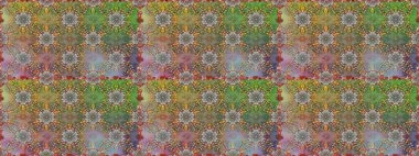 Çiçeksiz desenli arka plan. Gömlek baskısı için çiçek boyası. Gri ve kahverengi renkte çiçekler.