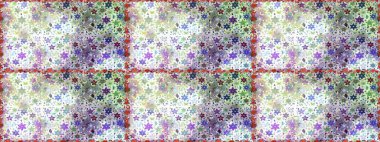 Raster illüstrasyonu. Tarafsız renklerde zarif çiçek buketi suluboya. Düz Çiçek Elementleri Tasarımı. Renkli Bahar Teması Kusursuz Arkaplan.