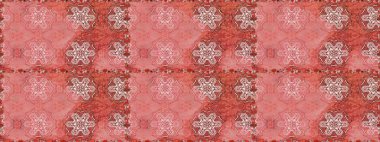 Düz Çiçek Elementleri Tasarımı. Pembe renkte zarif çiçekli suluboya. Raster illüstrasyonu. Renkli Bahar Teması Kusursuz Arkaplan.