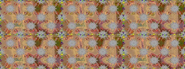 Modern çiçek arkaplanı. Parlak renkli çiçekleri ve bej renkli yaprakları olan kusursuz çiçek desenleri. Halk tarzı. Moda baskıları için zarif bir şablon.