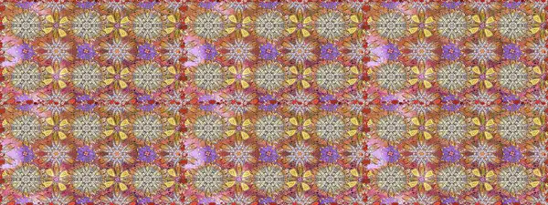 Çiçek deseni. Tarafsız ve kahverengi renklerde çiçeksiz. Şatafatlı bahar bahçesi dokusu. Raster illüstrasyonu. Tarafsız ve kahverengi renkte çiçekler.