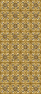 Raster oryantal süs. Geleneksel klasik altın desen. Altın rengi bej, sarı ve kahverengi renklerde altın rengi. Barok tarzında kusursuz bir doğulu süsü..