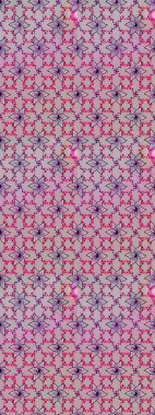 Raster illüstrasyonundaki çiçek desenli çizim. Tarafsız renklerde çiçekler.