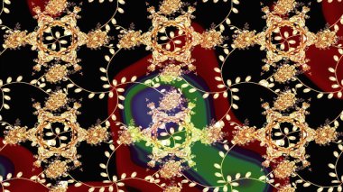 Süslü zentangle çizim dokusu, soyut çiçeklerle süslenmiş. Çiçek deseni duvar kağıdı, desen dolguları ve web sayfası arka planı için kullanılabilir. Şekillendirilmiş çiçekli çizim deseni.