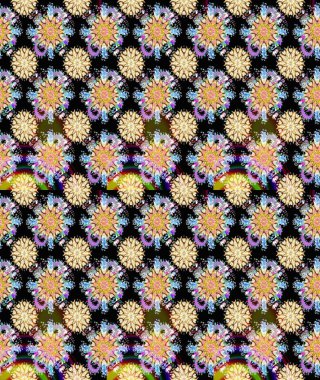 El çizimi dikişsiz sonbahar çiçekleri deseni. Doodle tarzı. Renkli siyah ve bej pürüzsüz desen. Siyah ve bej renkli çiçekler. Tekstil ve kapak tasarımı için mükemmel.