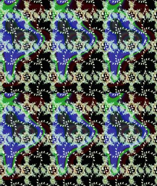 Nazik, narin çiçek arkaplanı. Siyah ve nötr renklerde çiçekler. Raster çiçek desenli ve çiçekli..