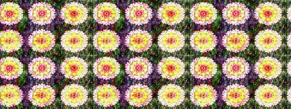 Nazikçe, sarı renkte bahar çiçekleri. Çiçekli karalama şeklinde Raster çiçek deseni. Raster illüstrasyonu.