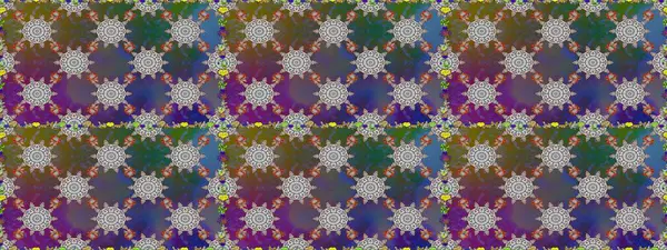 Çiçekli karalama şeklinde Raster çiçek deseni. Yumuşak, bahar çiçekli arka plan. Gri ve kahverengi renkte çiçekler.