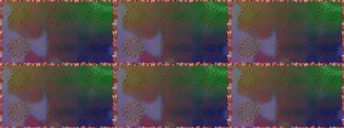 Raster illüstrasyonu. Kusursuz çiçek deseni duvar kâğıdı olarak kullanılabilir. Yeşil renkte çiçekler.