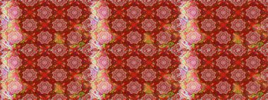 Kusursuz etnik tasarım. Çiçekleri, deniz kabukları, mandalaları ve suluboya efektleriyle donanma geçmişi. Yatak çarşafları, ceket, paket tasarımı, kumaş ve moda kavramları için tekstil baskısı.