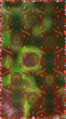 Paisley el çizimi elementler. Ev dekoru. Fantezi çiçekli kusursuz desen, doğal duvar kağıdı, çiçek desenli kıvrım çizimi..