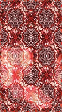 Dekorasyon ve tasarım için güzel bir desen. Raster illüstrasyonu. Eski model. Moda baskısı. Çiçeğin suluboya çizimlerinin mükemmel deseni. Suluboya kusursuz desen.