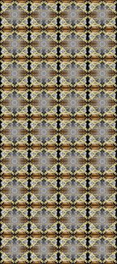 Bej, gri ve kahverengi renkli desen. Raster Golden Mehndi kusursuz desen. Kına dövmeli süs çiçekleri, altın çıkartmalar, mehndi ve yoga tasarımı, kartlar ve parmak izleri..