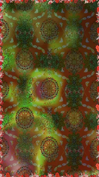 Paisley el çizimi elementler. Ev dekoru. Fantezi çiçekli kusursuz desen, doğal duvar kağıdı, çiçek desenli kıvrım çizimi..