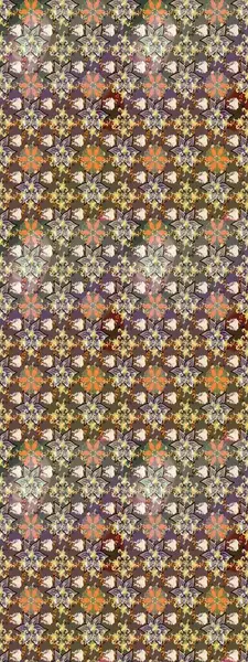 Raster düz çiçekleri pürüzsüz desen. Kahverengi ve bej renkli çiçekler. Tasarım hediye paketi, tebrik kartları, posterler ve afiş tasarımı.