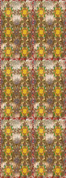 Kahverengi ve bej renkli çiçekler. Gömlek, arka plan modelini çiz. Tropik çiçekler.