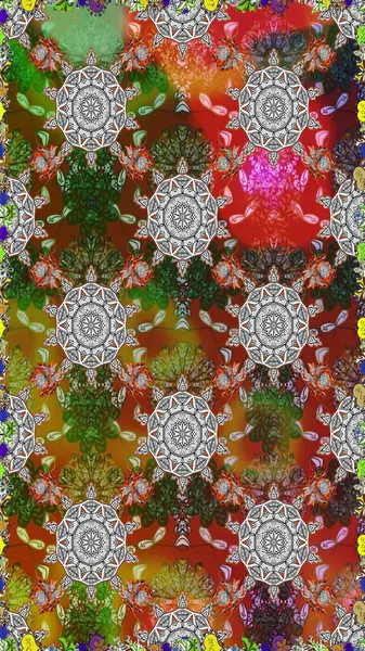 Kusursuz raster deseni. Güzel kumaş deseni. Çiçek arka planı.