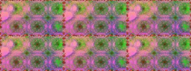 Tekstil tasarımı için geleneksel Raster çiçek buketi pembe renklerde. Çiçeksiz desenli nakış işlemeli gelincikler ve vadi zambaklarıyla.