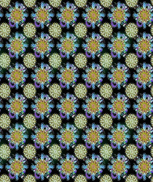 Botanik kusursuz desen. Raster deseni. Suluboya etkisi. Organik elementler.