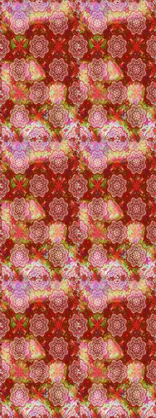 Kırmızı renkte çiçekler. Tişörtsüz arka plan deseni. Tropik çiçekler.