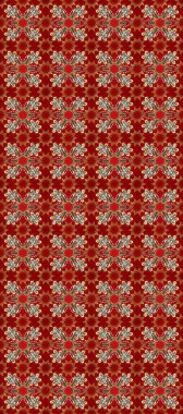 Kahverengi, kırmızı ve bej renklerde altın elementlerle kusursuz desen. Klasik klasik klasik arka plan. Geleneksel oryantasyon süsü. Klasik raster altın pürüzsüz desen.