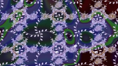 Soyut etnik raster çizim kalıbı. Arkaplan dokusu, duvar kağıdı, mor renkli çiçek teması. Kabile sanatı boho baskısı, klasik çiçek arkaplanı.