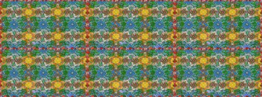 Suluboya etkisi. Raster deseni. Organik elementler. Botanik çizim deseni.