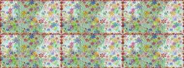 Tarafsız renklerde çiçekler. Yumuşak, yaz çiçekli arka plan. Raster çiçek desenli ve çiçekli..