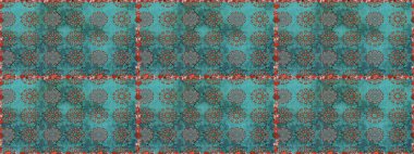 Sevimli çiçek desenli küçük çiçek. Raster resim. Sorunsuz.