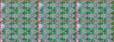 Bahar çiçekli, dikişsiz, sevimli çiçek deseni. Güzel kumaş deseni. Raster illüstrasyonu.