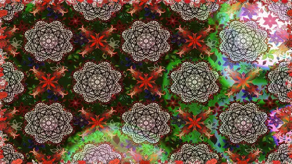 Çiçekli bahar çiçekleri. Motley illüstrasyonu. Küçük renkli çiçekler. Küçük çiçekte güzel bir desen. Kusursuz. Moda baskıları için zarif bir şablon.