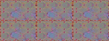 El çizimi çiçekli, soyut, pürüzsüz desen. Raster illüstrasyonu. Gri ve nötr renkte çiçekler.