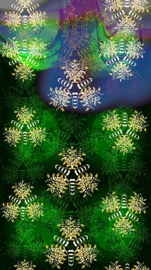 Suluboya etkisi. Botanik çizim kalıbı. Organik elementler. Raster deseni.