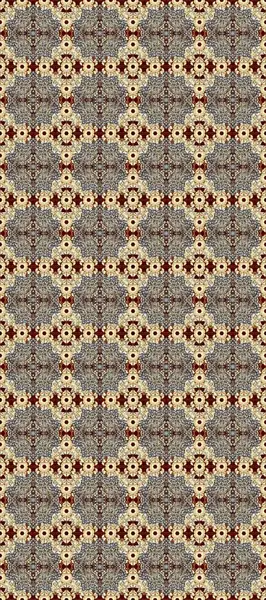 Klasik klasik klasik arka plan. Gri, bej ve kahverengi renklerde altın elementlerle kusursuz desen. Geleneksel oryantasyon süsü. Kusursuz klasik raster altın desenli. Raster illüstrasyonu.