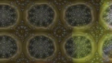 Renkli unsurlarla hareketli arka plan görüntüleri. Çiçekler. Eski model. Bayrak tarzı. Video kaydı. Şablon. Döngü. Kusursuz..