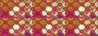 Raster illüstrasyonu. Tekstil ya da kitap kapakları, imalat, duvar kağıtları, baskı, hediye paketi ve yapıştırma kitabı için çiçeksiz arka plan. Küçük ölçekli çiçeklerdeki basit sevimli desen.